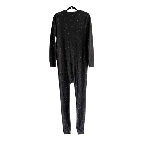 (SOLD) ARBORIST Unisex Adult Cotton Blend Onesie Sleepwear Pyjamas Black Solar L - Picture 6 of 11